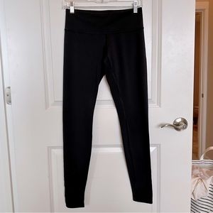 Sz 6 Lululemon Black Low Ruse Wunder Under Legging